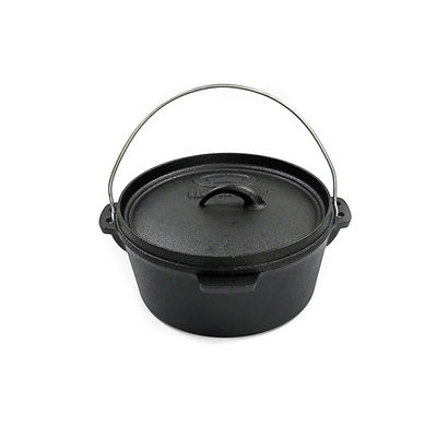 OEM Pre Seasoned Cast Iron Cookware Set  For Camping