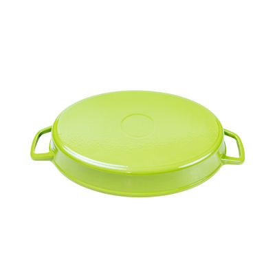 OEM Cast Iron Oval Baking Dish Easy lifting for Induction Stove tops