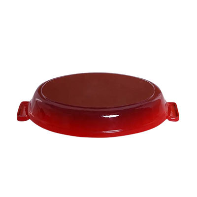 Durable Cast Iron Frying Pan Enameled Cast Iron Pan BSCI ISO9006