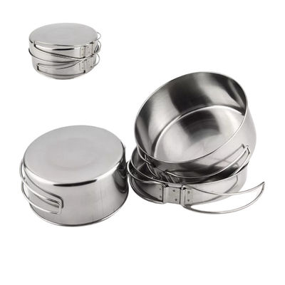 OEM &amp; ODM Stanley Camping Cooking Set Stainless Steel 4pcs/Set