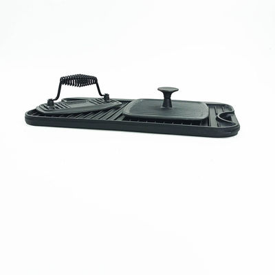 Preseasoned Cast Iron Grill Press For Smashing Burgers/Meat