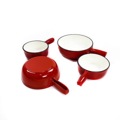21cm Cast Iron Cheese Fondue Pot 12 Pounds Durable And Long Lasting