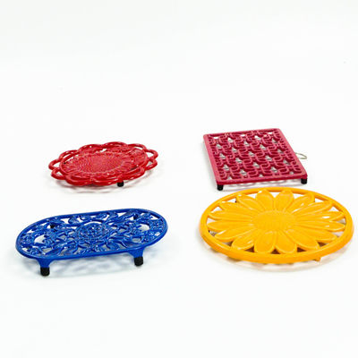 18x0.9cm Professional Cast Iron Burger Press 7 Inch Pre Seasoned