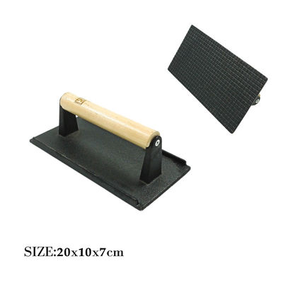 Preseasoned Cast Iron Grill Press For Smashing Burgers/Meat