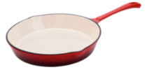 8 Inch Round Cast Iron Skillet Pan OEM Cast Iron Stovetop Deep Fryer