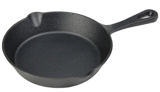 20/26/30cm Cast Iron Skillet Pan Pre Seasoned 500 F /260 C Safe