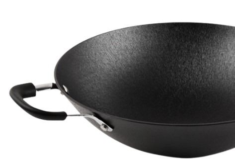 Stir Fry Chinese Wok Pan Anti Rust Non Stick Chinese Wok With Lid