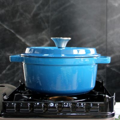 Enamel coating Cast Iron Round Cocotte Set Mini Dutch Ovens With Lid