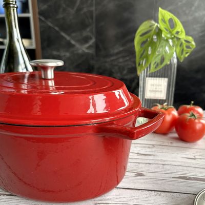 Enamel Oval Cast Iron Casserole 4.5 Quart With Functionality And Style