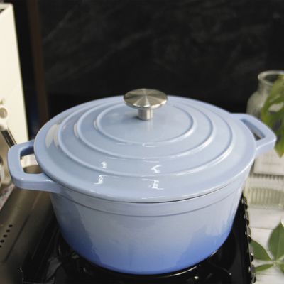 Enamel coating Cast Iron Round Cocotte Set Mini Dutch Ovens With Lid