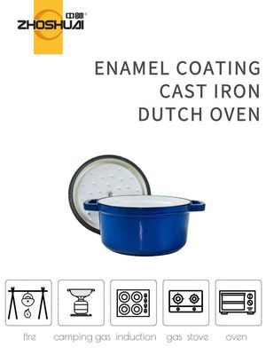 Colorful Enameled Cast Iron Dutch Oven 18/20/22/24/26cm