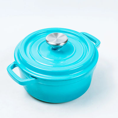 20cm Cast Iron Dutch Oven Enamel Covered Round Dutch Oven  Classic Style