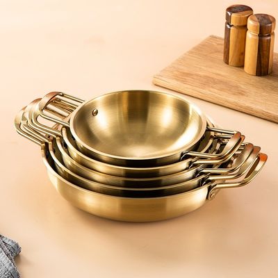 Gloden 304 Stainless Steel Stock Pot Non Stick Surface For Easier Cleaning