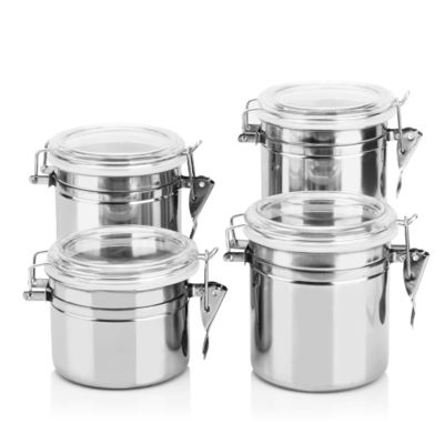 1150ml Stainless Steel Airtight Container With Handles For Easy Access
