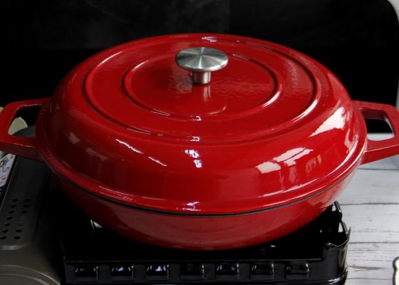 Enameled Reliable Cast Iron Casserole Cast Iron Soup Pot 29/31cm