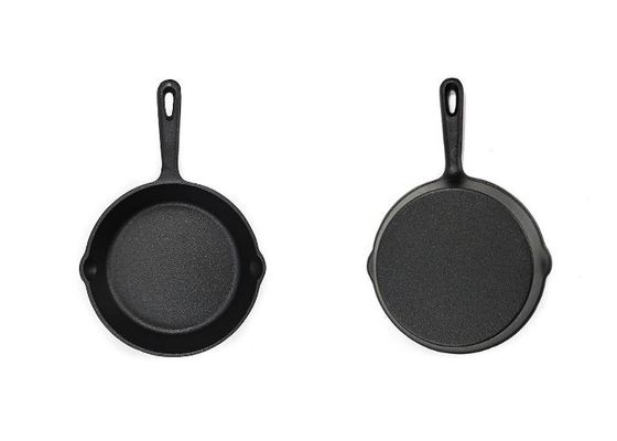 Preseasoned Cast Iron Frying Pan With Long Handle For Stove Top