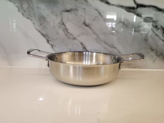 Sliver Stainless Steel Cookware Sets Food Grade 304 Stainless Steel Pot