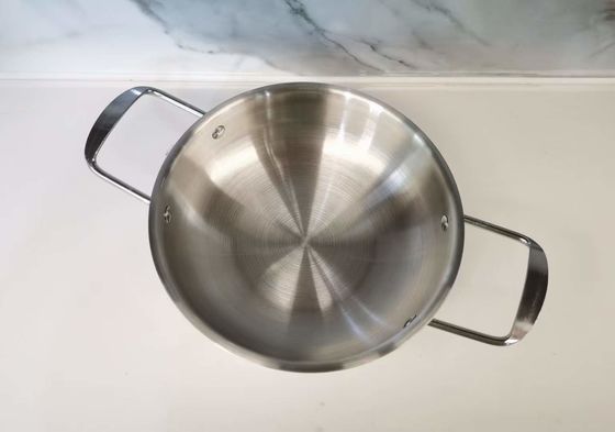 Sliver Stainless Steel Cookware Sets Food Grade 304 Stainless Steel Pot