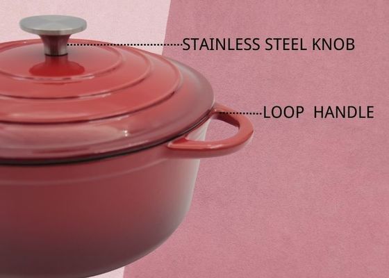 3L Cast Iron Dutch Oven Non Stick Dutch Oven Self Circulating Design