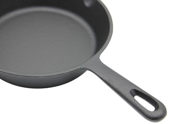 Round Pre Seasoned Cast Iron Skillet With Lid Diameter 6.3 Inch 8 Inch