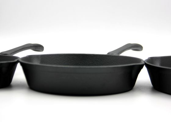 6.3 Inch Pre Seasoned Cast Iron Skillet For Outdoor Cooking
