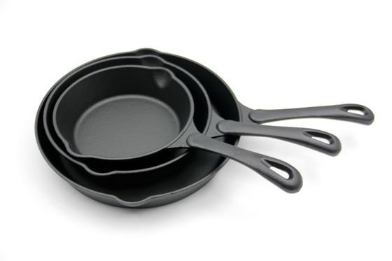 6.3 Inch Pre Seasoned Cast Iron Skillet For Outdoor Cooking