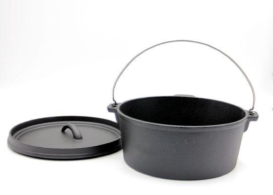 OEM Cast Iron Dutch Pot Enameled Cast Iron Casserole For Camping