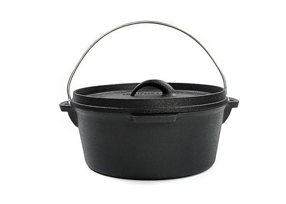 OEM Cast Iron Dutch Pot Enameled Cast Iron Casserole For Camping