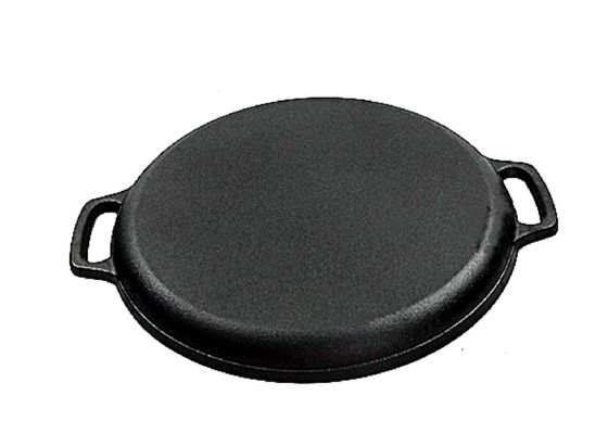 Cast Iron Frying Pan,Grill Pan , dutch oven 3 Piece-set Pre Seasoned for all stove