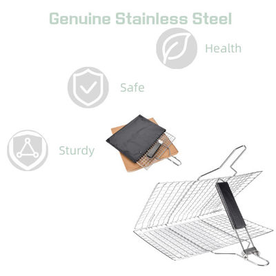 34cm Barbeque Grill Net Welded Bbq Grill Net Stainless Steel