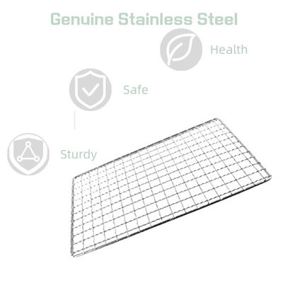 BBQ Barbeque Wire Mesh 304 Stainless Steel Food Grade Materials