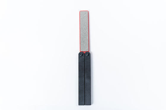 Double Sided Knife Whetstone Folding Diamond Sharpener Polish Camping