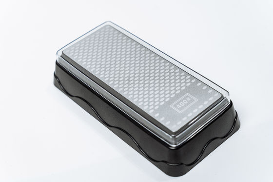 1.Premium Double-Sided Diamond Knife Sharpener-400/1000 Grit for Repairing &amp; Resharpening