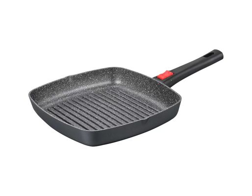 Versatile Stick Aluminum Pot For Induction Cooktops Black