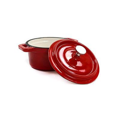 6 Quart Enameled Cast Iron Dutch Oven With Lid – Perfect For Holiday Cooking &amp; Outdoor Adventures