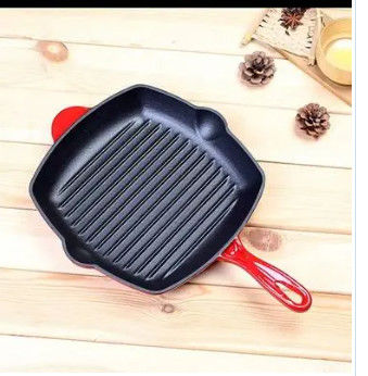 7 Piece Cast Iron Cookware Sets Enameled For Indoor And Outdoor