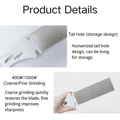 Diamond Knife Sharpener Double Sided Knife Polish 5 - In - 1 400 Grit