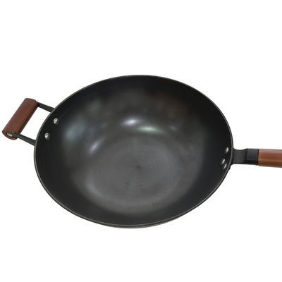 BSCI Home Kitchen Chinese Cast Iron Skillet Cooking Wok Pan Non Stick 32cm