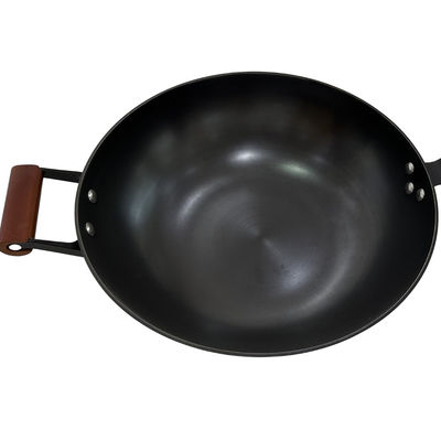 BSCI Home Kitchen Chinese Cast Iron Skillet Cooking Wok Pan Non Stick 32cm