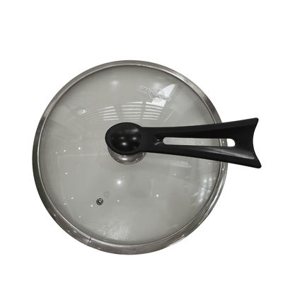 Classic 11Inch Cast Iron Chinese Wok Pan Skillet With Removable Silicone Handle