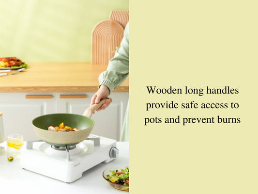 Versatile 12Inch Chinese Wok Pan With Flat Bottom And Heat Resistant Handle