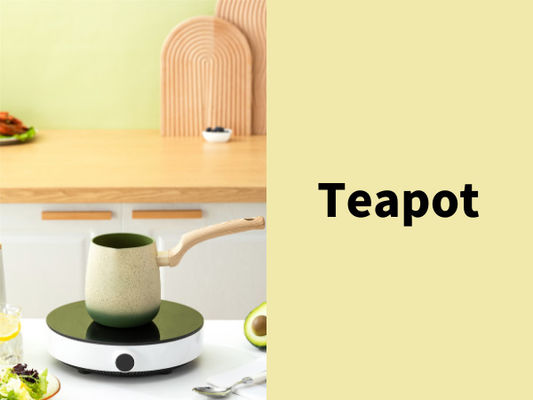 30cm Aluminum Non Stick Teapot With Removable Handle And Induction Base