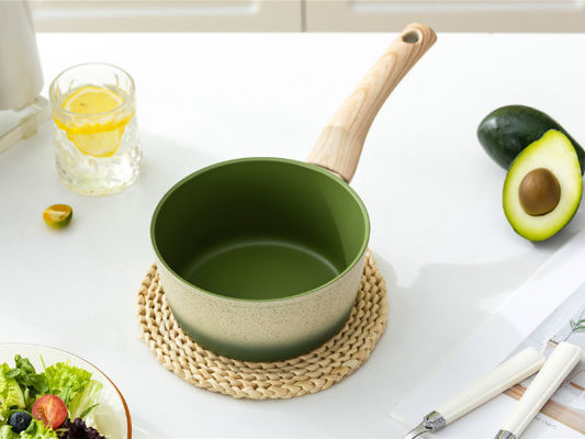 Durable Non Stick Aluminum Saucepan With Stainless Steel Lid And Stay Cool Handle