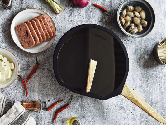 10.25Inch Aluminum Frying Pan Oven Safe With Silicone Handle