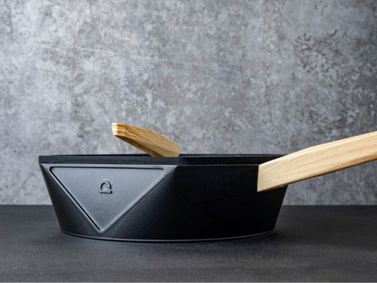 11Inch Aluminum Cookware Frying Pan Heavy Duty With Stainless Steel Base
