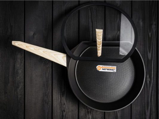 11Inch Aluminum Cookware Frying Pan Heavy Duty With Stainless Steel Base