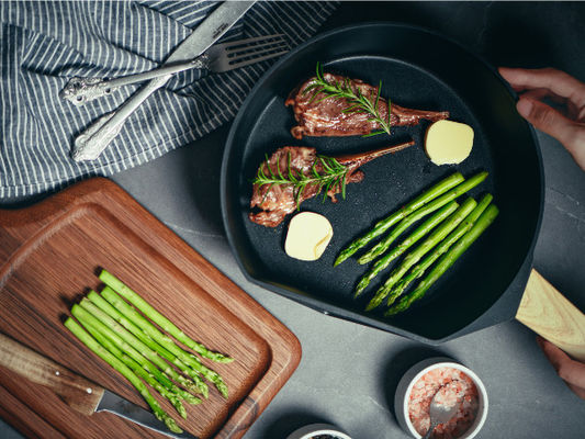 Versatile Non Stick Aluminum Frying Pan 8Inch For Induction Cooktops