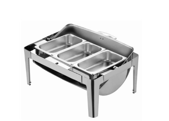 64*50*31cm Stainless Steel Buffet Alcohol Stove Hotel Restaurant Food Heating Container