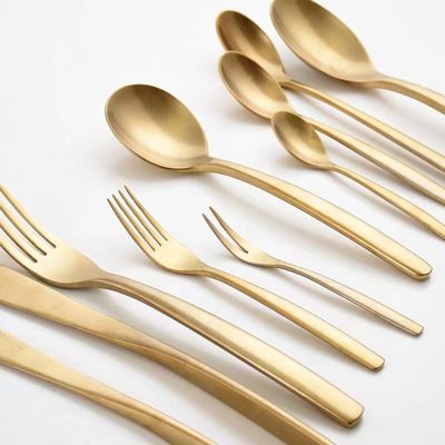 Durable 304 Stainless Steel Knife Fork And Spoon Set For Restaurant Use