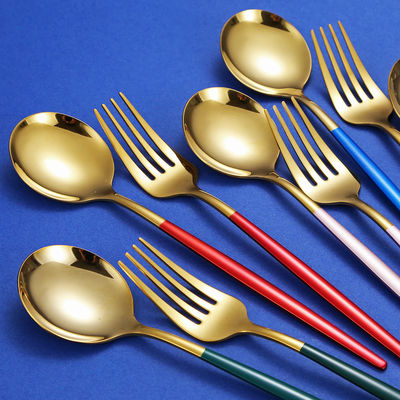 Custom 304 Stainless Steel Cutlery Set Luxurious For Kitchen